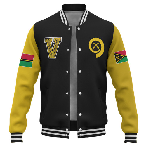 Vanuatu Baseball Jacket Letters Style