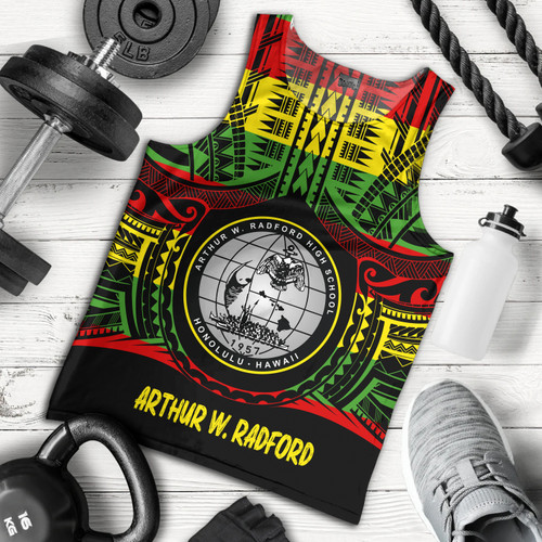 Hawaii Tank Top  Admiral Arthur W. Radford Reggae Color Polynesian