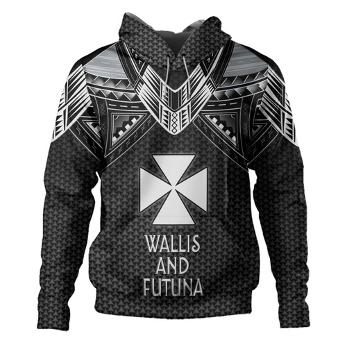 Wallis And Futuna Personalised Hoodie Tribal Sun Traditional Patterns