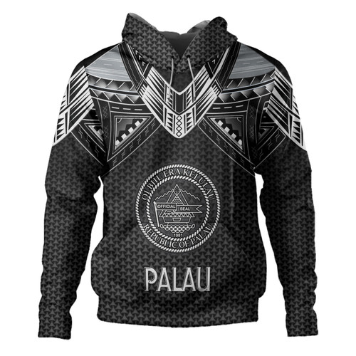 Palau Custom Personalised Hoodie Tribal Sun Traditional Patterns