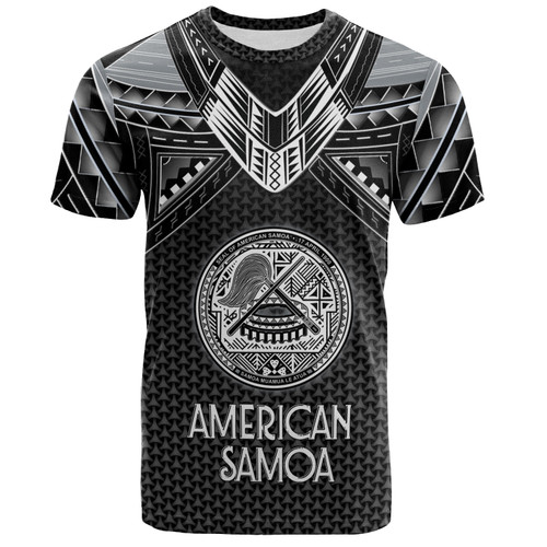 American Samoa Custom Personalised T-Shirt Tribal Sun Traditional Patterns