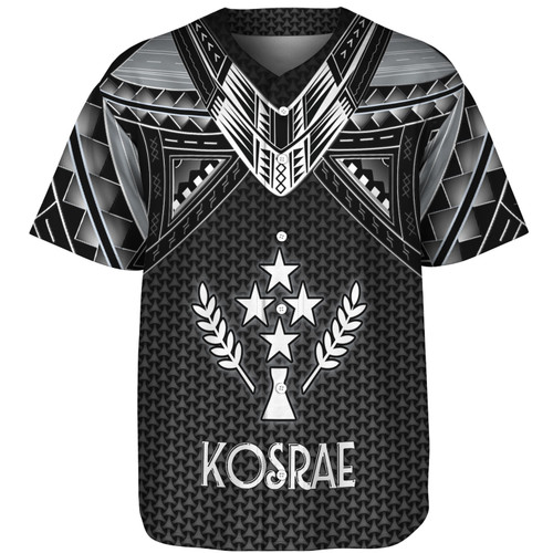 Kosrae Custom Personalised Baseball Shirt Polynesian Tribal Tattoo