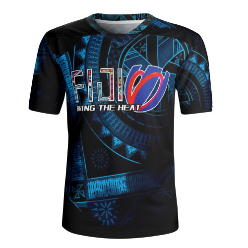 Fiji Bring The Heat Rugby Cup Men's All Over Printing Rugby Jerse