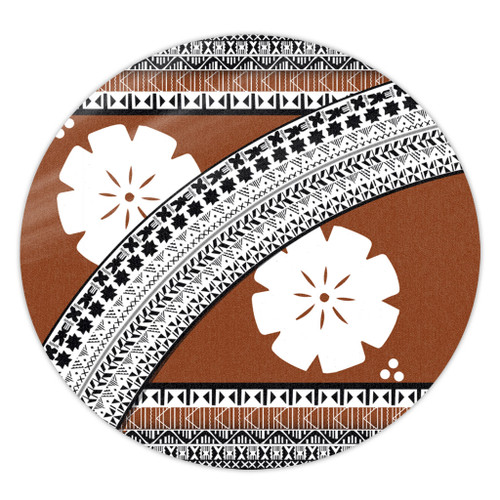 Fiji Round Rug Masi Cure