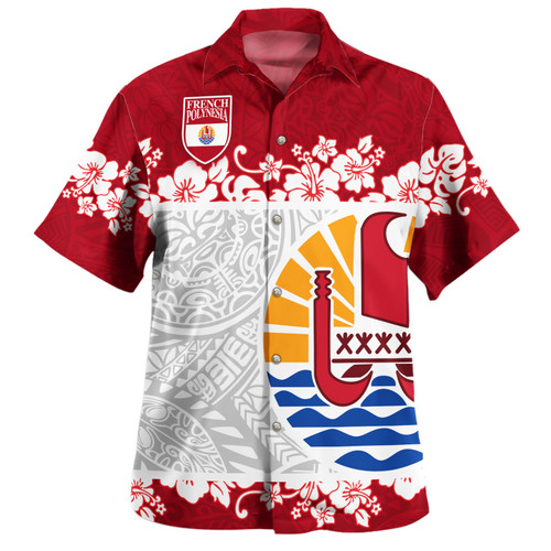 French Polynesia Hawaiian Shirt Seal With Plumeria Flowers Polyneasia Patterns