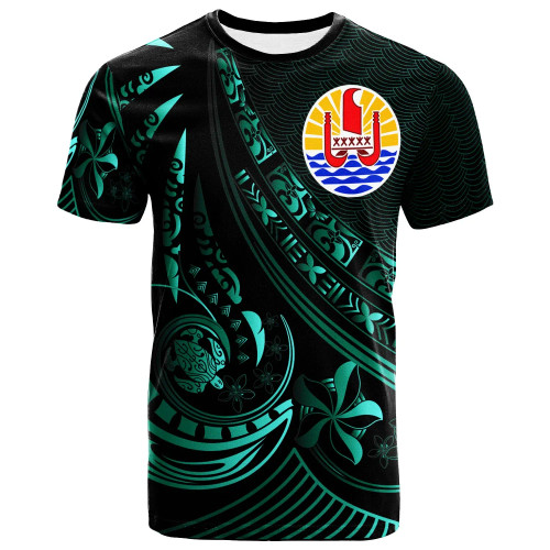 Tahiti T-Shirt - The Flow Of The Ocean Green 1