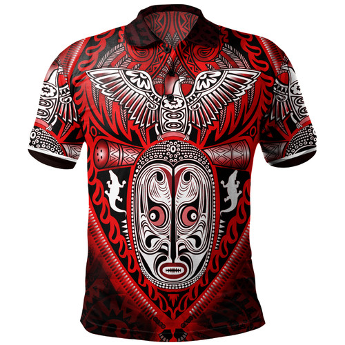 Papua New Guinea Polo Shirt Bird Of Paradise Papua New Guinea Tribal Tattoo Patterns