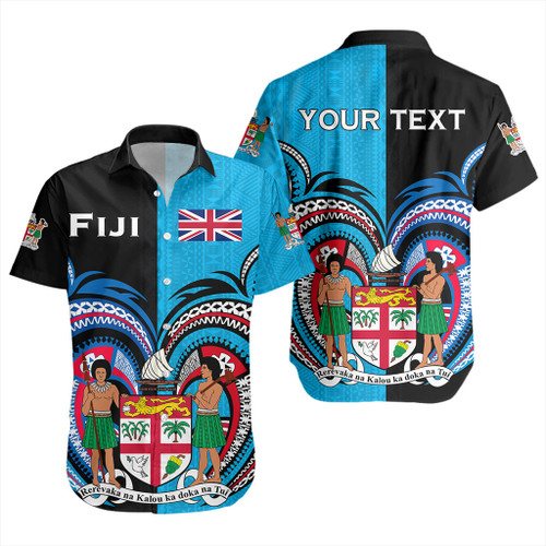 Fiji Short Sleeve Shirt Custom In My Heart