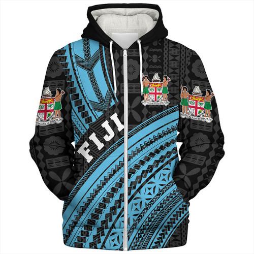Fiji Sherpa Hoodie Custom Melanesian Tattoo Simple