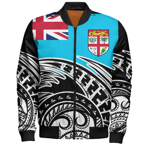 Fiji Bomber Jacket Custom Ethnic Style