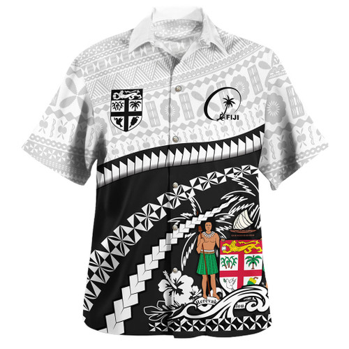 Fiji Hawaiian Shirt Bula Rugby Style