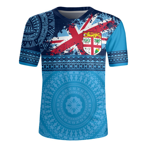 Fiji Rugby Jersey Flag Bula Tribal