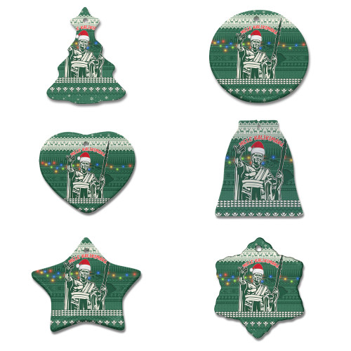 Hawaii Ceramic Ornament Christmas Hawaii King Christmas Hat