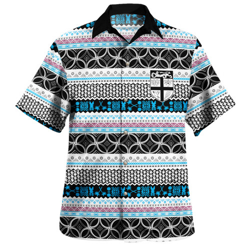 Fiji Hawaiian Shirt Matching Bula Pattern