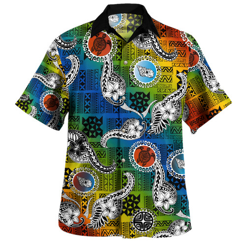 Tahiti Hawaiian Shirt Tribal Tattoo