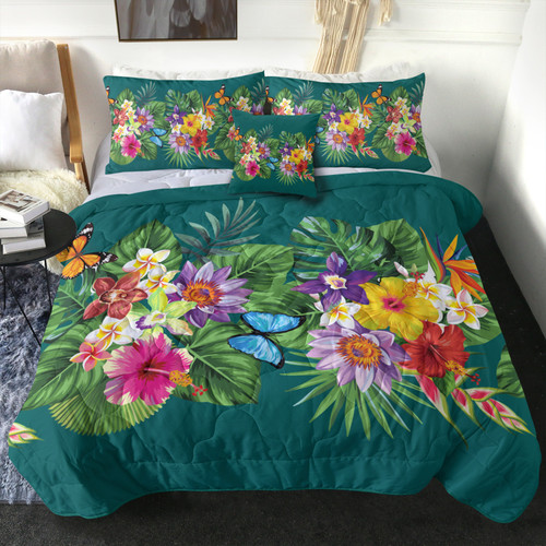 Hawaii Comforter Garden Flower