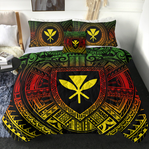 Hawaii Comforter Kanaka Maoli Center Polynesian