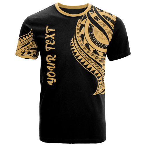 Federated States of Micronesia Custom Personalised T-Shirt - FSM Tatau Gold Patterns 1