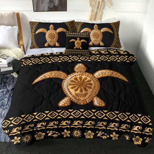 Hawaii Comforter Traditional Turtle Pattern
