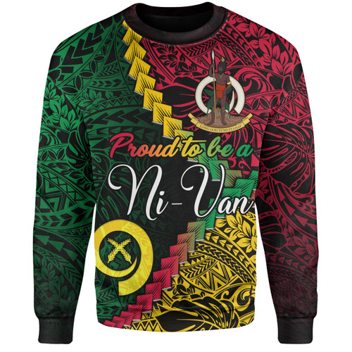 Vanuatu Sweatshirt Proud To Be A Ni-van
