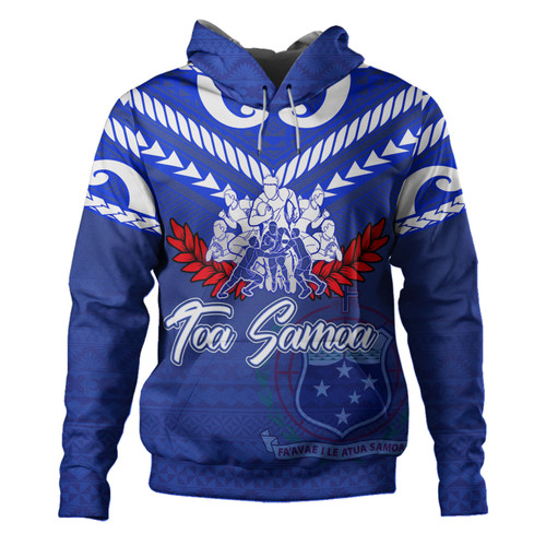Samoa Hoodie Toa Samoa Tribal Pattern