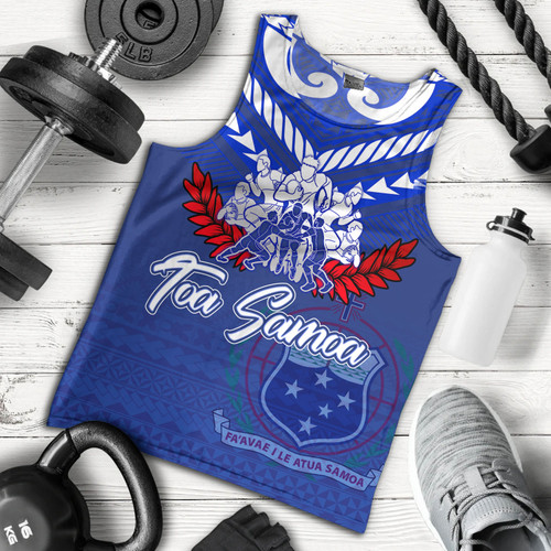 Samoa Tank Top Toa Samoa Tribal Pattern
