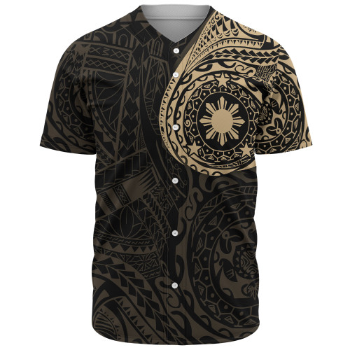 Philippines Filipinos Polynesian Tattoo Baseball Shirt1