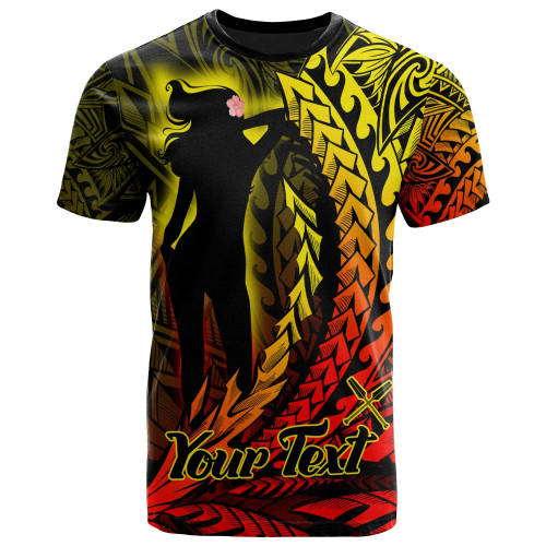 American Samoa Custom Personalised T-Shirt - Taema Leone Wings Style 1