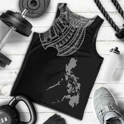 Philippines Filipinos Custom Personalised Tank Top Filipinos Sun Tatau Tribal Patterns