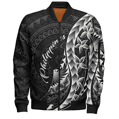 Philippines Filipinos Custom Personalised Bomber Jacket Filipinos Sun Tribal Patterns Style