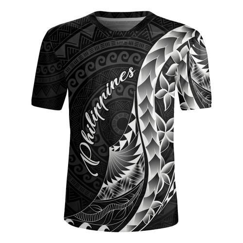 Philippines Filipinos Custom Personalised Rugby Jersey Filipinos Sun Tribal Patterns Style