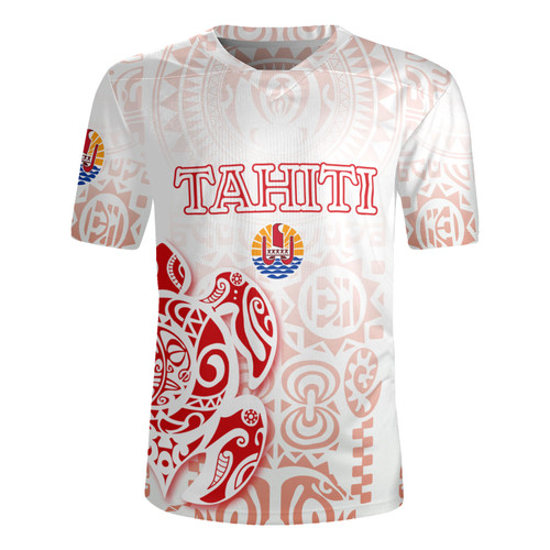 Tahiti Rugby Jersey Tahitian Tribal Tattoos Style