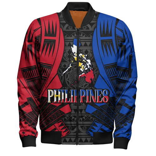 Philippines Filipinos Custom Personalised Bomber Jacket Tattoo Style
