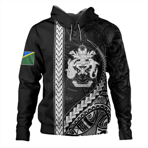 Solomon Islands Hoodie Tribal Melanesian Coat Of Arms