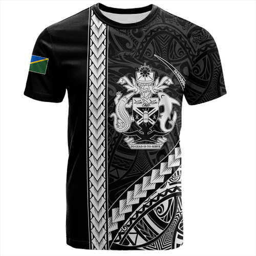 Solomon Islands T-Shirt Tribal Melanesian Coat Of Arms