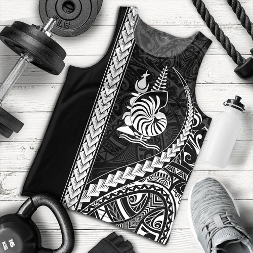 New Caledonia Tank Top Tribal Melanesian Coat Of Arms