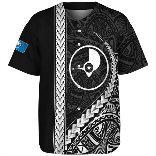 Yap State Baseball Shirt Tribal Micronesian Coat Of Arms