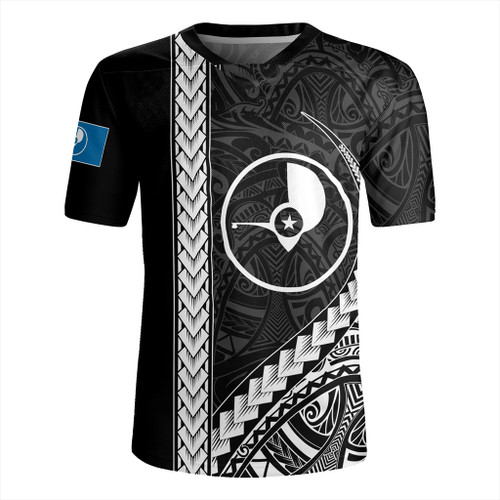 Yap State Rugby Jersey Tribal Micronesian Coat Of Arms