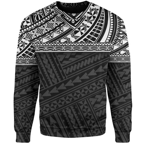 Polynesian Custom Personalised Sweatshirt Polynesian Tribal Patterns