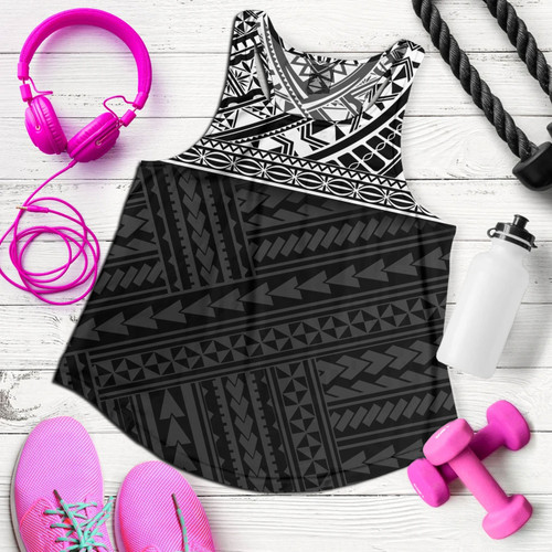 Polynesian Custom Personalised Women Tank Polynesian Tribal Patterns