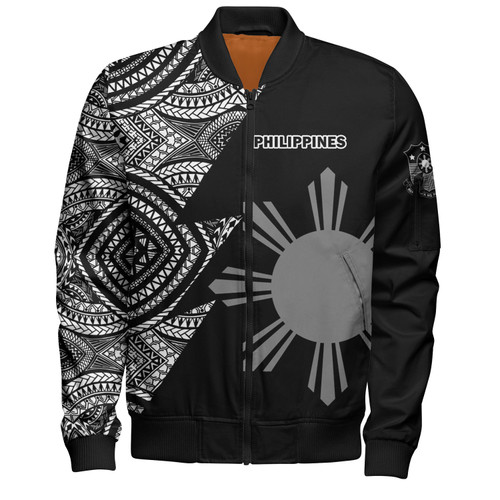 Philippines Filipinos Custom Personalised Bomber Jacket Flash Style