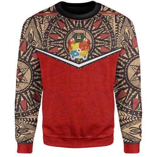 Tonga Sweatshirt Tongan Ngatu Design