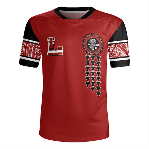 Hawaii Rugby Jersey Custom Your Class Lahainaluna High School