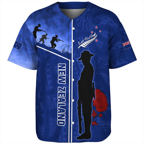New Zealand Baseball Shirt Anzac Day Lest We Forget Poppy
