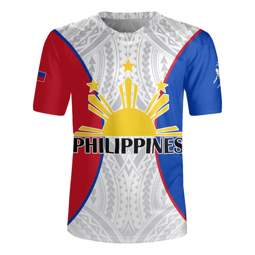 Philippines Filipinos Custom Personalised Rugby Jersey Flag Color Special Style