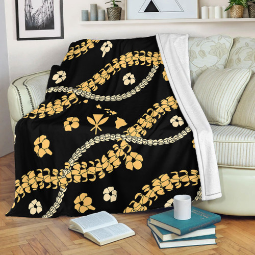 Hawaii Premium Blanket Curve Floral Lei