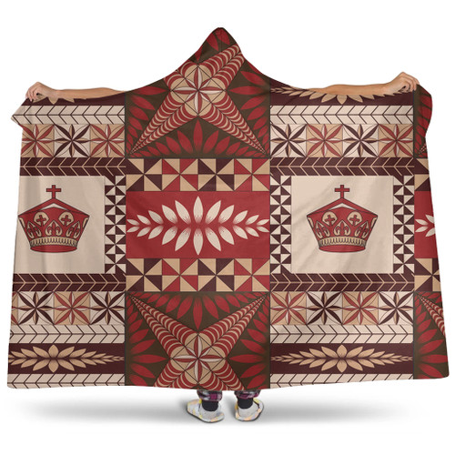 Tonga Hooded Blanket Ngatu Pattern