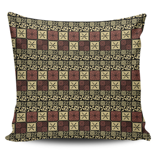 Tonga Pillow Cover Ngatu Style