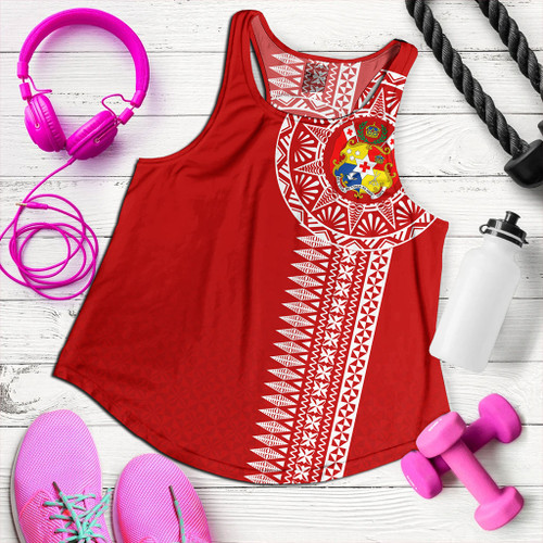 Tonga Women Tank Ngatu Tribal Pattern