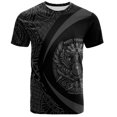 Philippines T-Shirt Pekiti Tirsia Kali Lauhala Gray Circle